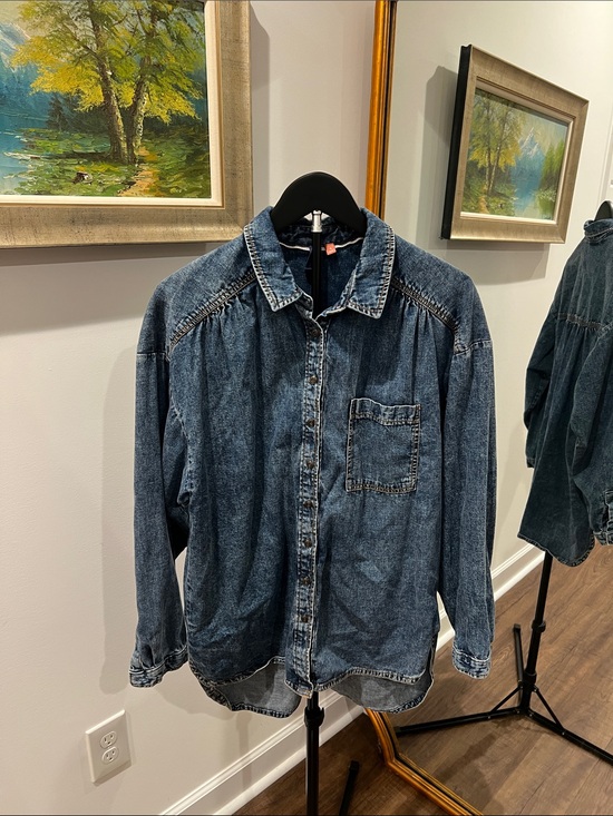 Pilcro Tops - Anthropologie Denim Shirt